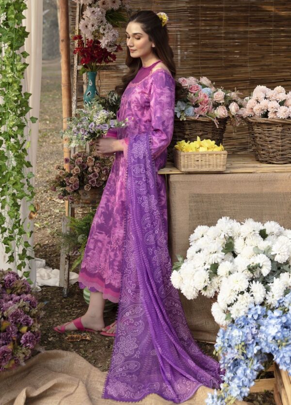 Ayzel Azl-V1-04 Fuchsia Dream Lawn 3Pc Suit Collection 2024