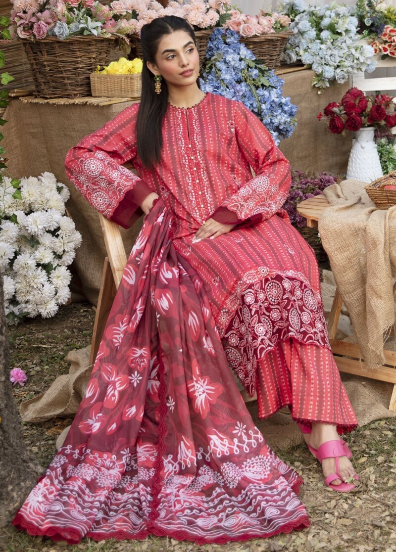 Ayzel Azl-V1-05 Cardinal Dream Lawn 3Pc Suit Collection 2024