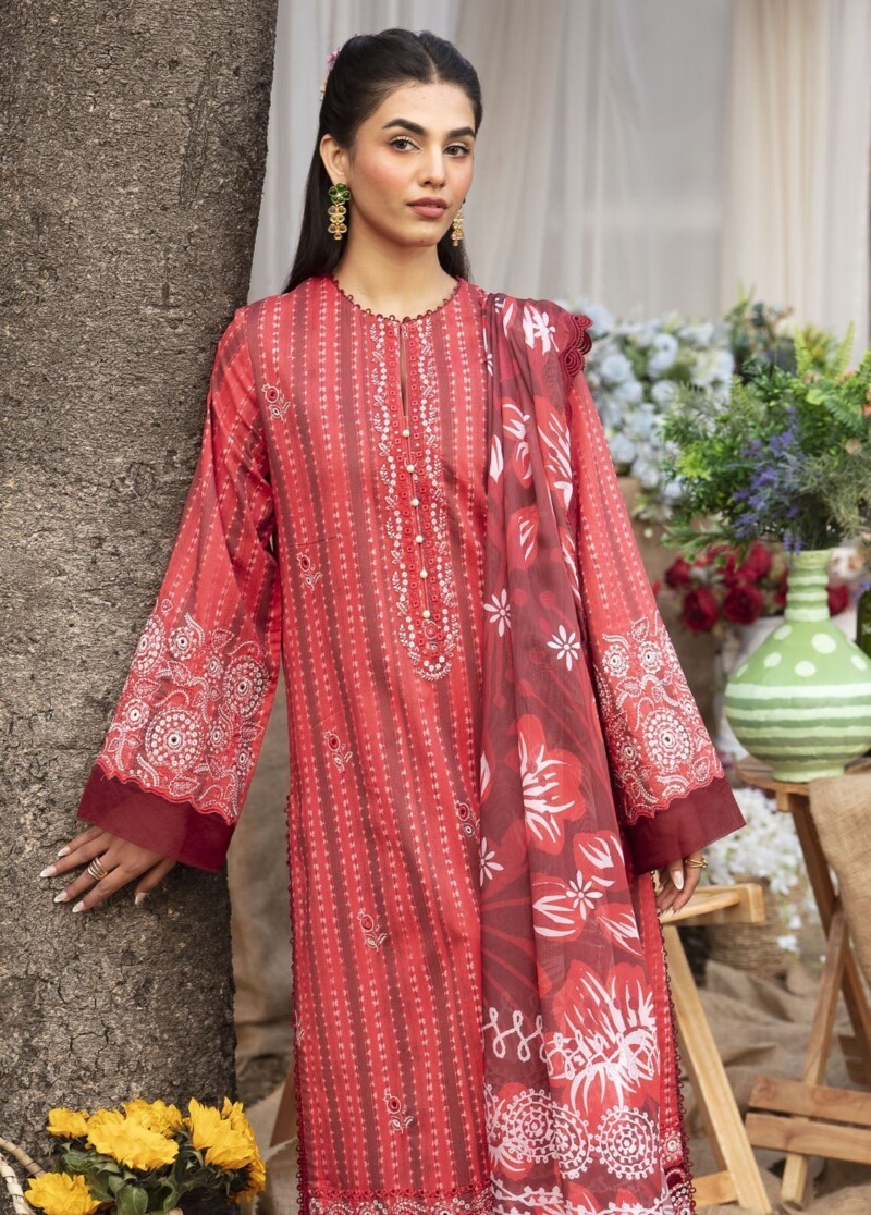 Ayzel Azl-V1-05 Cardinal Dream Lawn 3Pc Suit Collection 2024