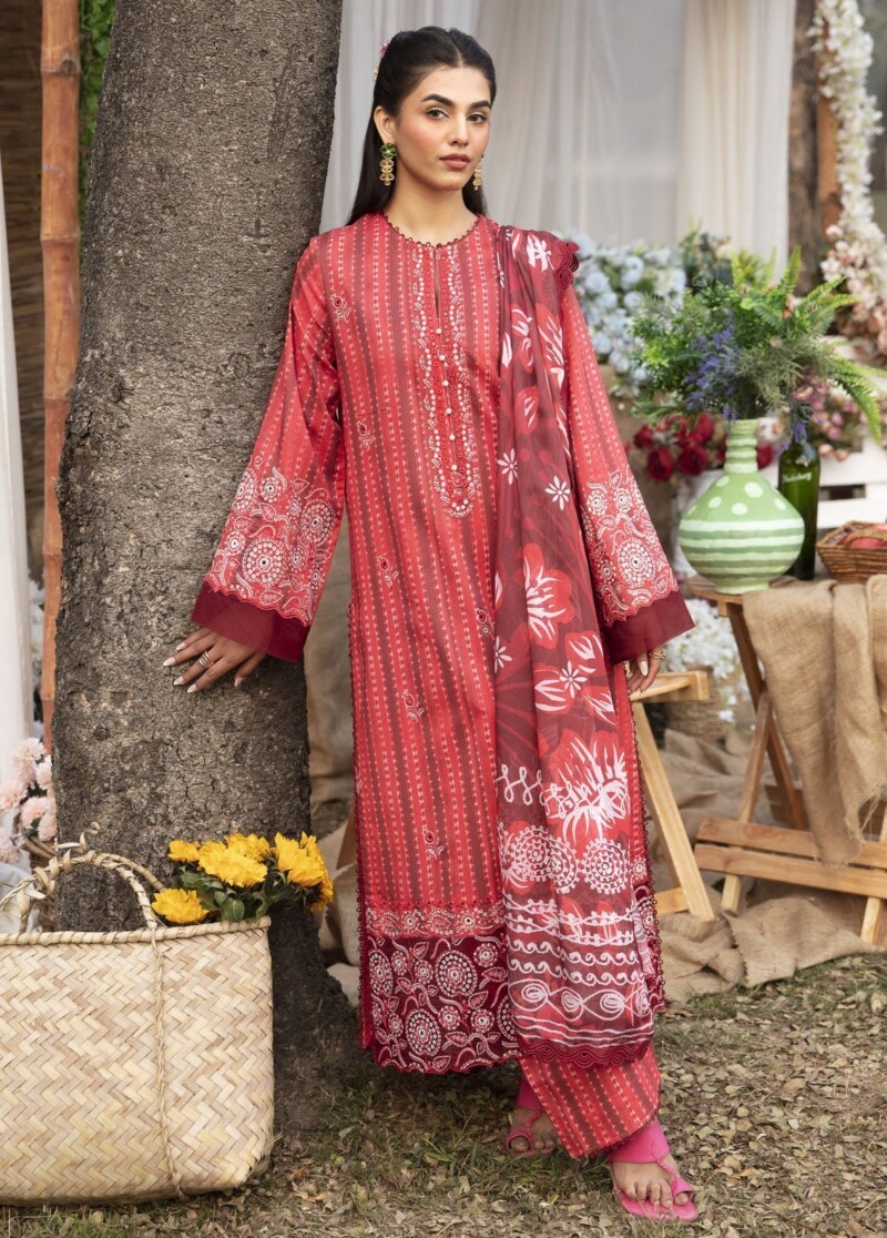 Ayzel Azl-V1-05 Cardinal Dream Lawn 3Pc Suit Collection 2024