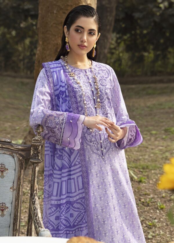 Ayzel Azl-V1-07 Freesia Dream Lawn 3Pc Suit Collection 2024