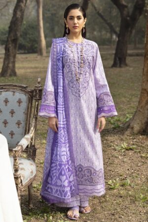 Ayzel Azl-V1-07 Freesia Dream Lawn 3pc Suit Collection 2024