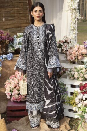 Ayzel Azl-V1-08 Batflower Dream Lawn 3pc Suit Collection 2024