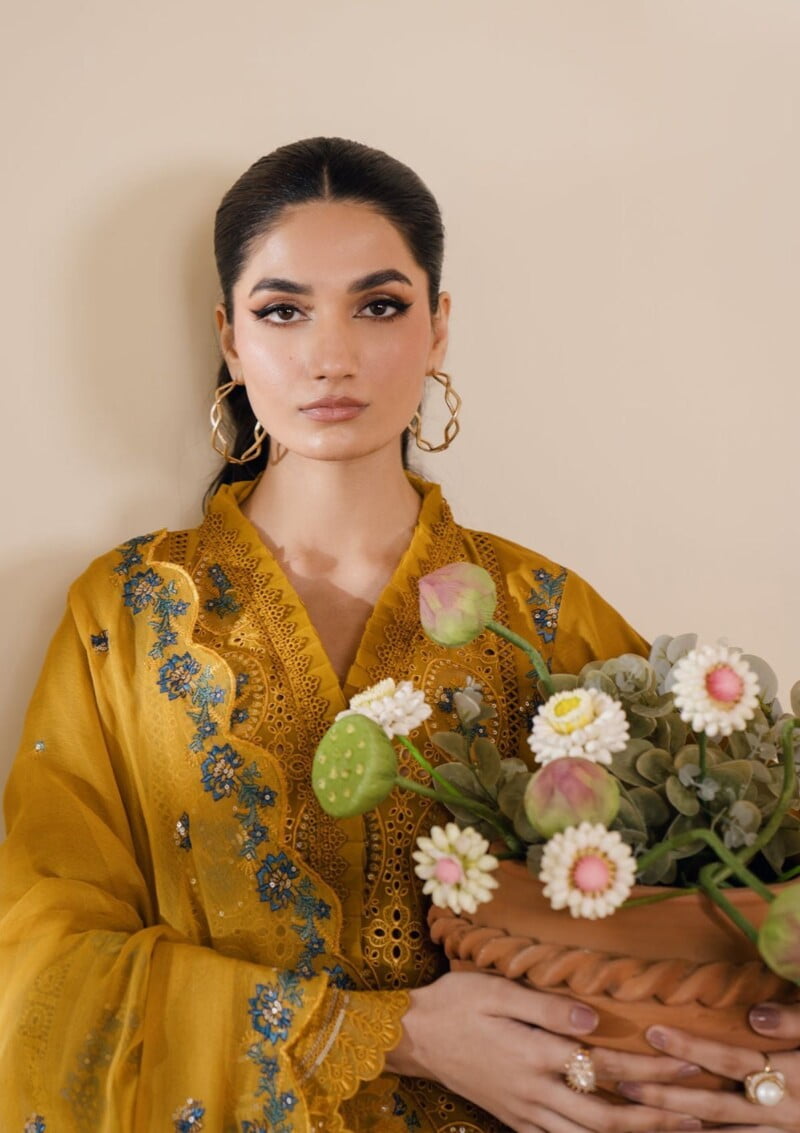 Bin Ilyas Naqsh D 03A Nermine Lawn Collection