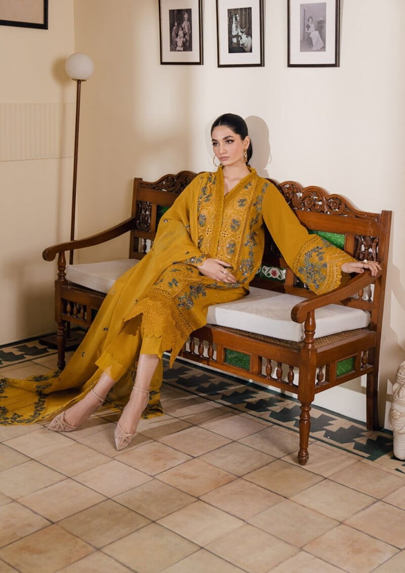 Bin Ilyas Naqsh D 03A Nermine Lawn Collection