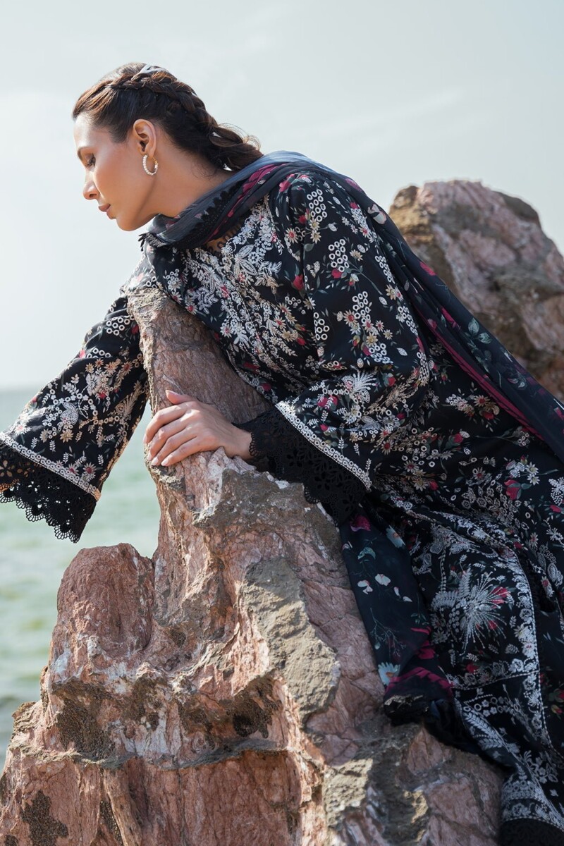 Afrozeh Levana Together Embroidered Lawn 3Pc Suit Collection 2024