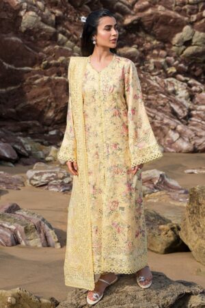 Afrozeh Aspen Together Embroidered Lawn 3pc Suit Collection 2024