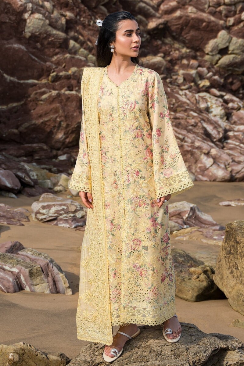 Afrozeh Aspen Together Embroidered Lawn 3Pc Suit Collection 2024