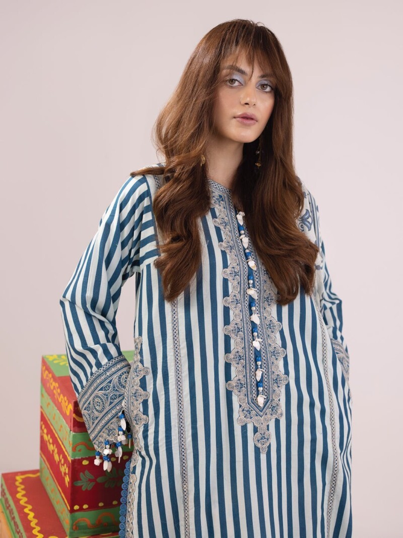 Faiza Faisal Albeli Embroidered Lawn 3Pc Suit Collection 2024