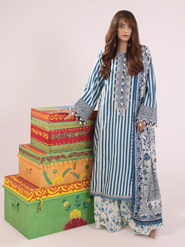 Faiza Faisal Albeli Embroidered Lawn 3pc Suit Collection 2024