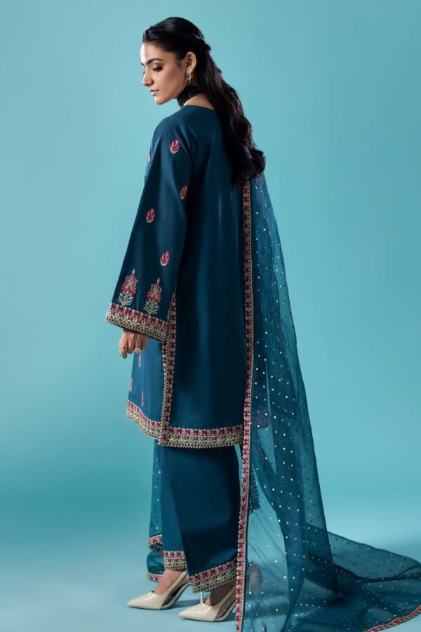 Charizma 3 Pc Embroidered Lawn Shirt With Organza Dupatta And Trouser Cnp 4 044