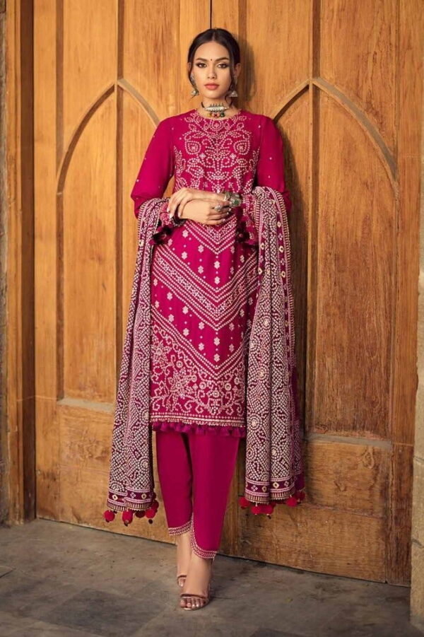 Gul Ahmed Bm-42005 Chunri Embroidered Lawn Collection 2024