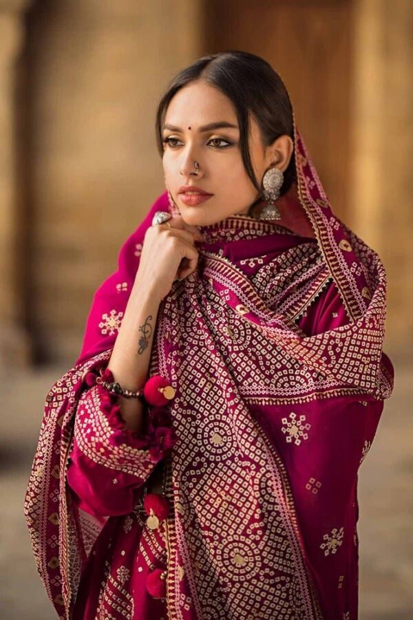 Gul Ahmed Bm-42005 Chunri Embroidered Lawn Collection 2024