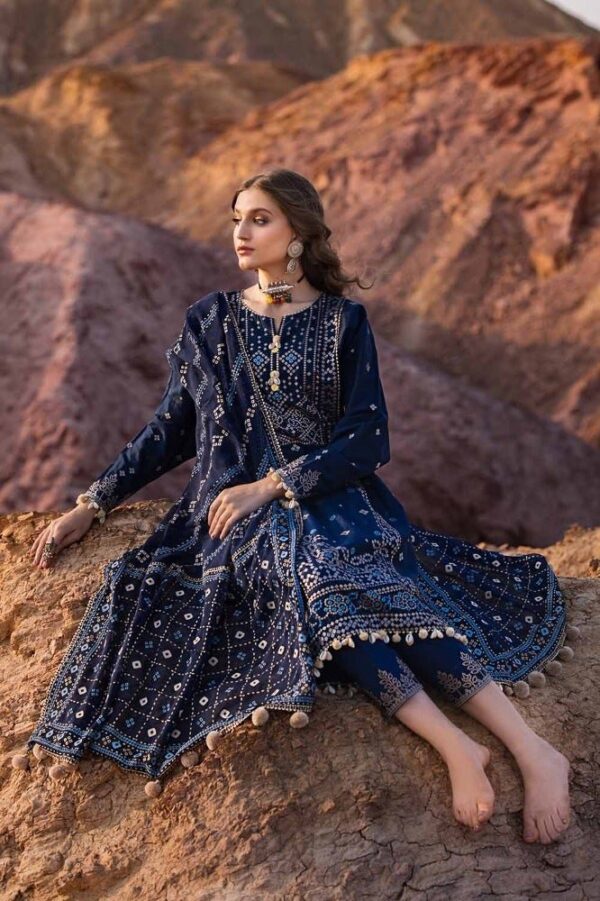 Gul Ahmed Bm-42006 Chunri Embroidered Lawn Collection 2024
