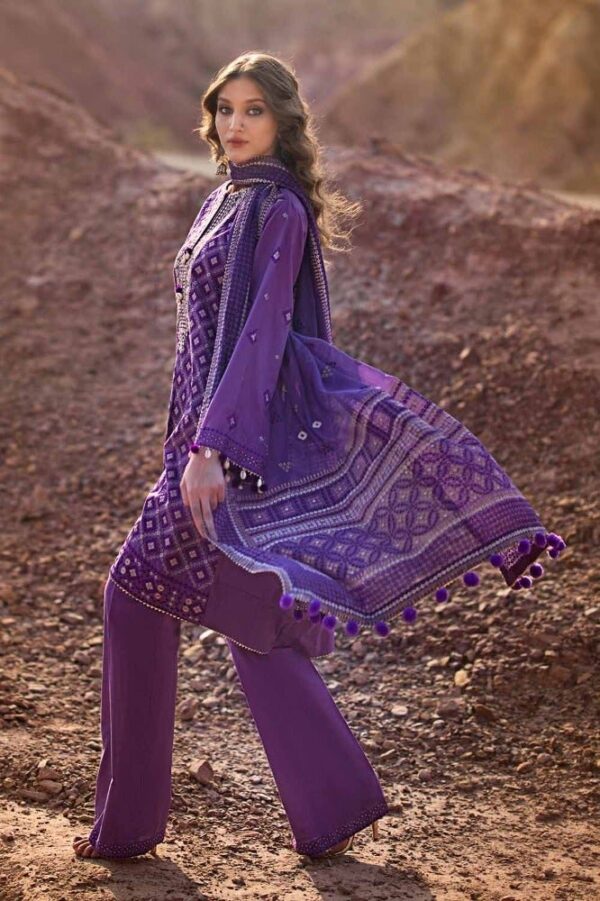 Gul Ahmed Bm-42008 Chunri Embroidered Lawn Collection 2024
