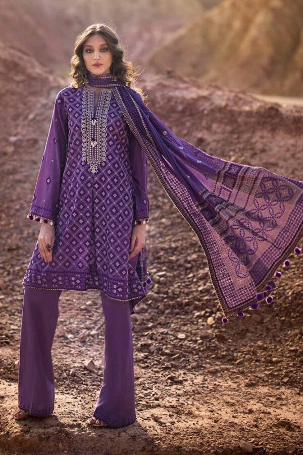 Gul Ahmed Bm-42008 Chunri Embroidered Lawn Collection 2024