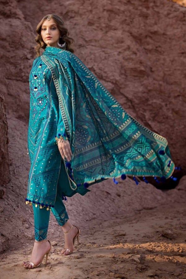 Gul Ahmed Bm-42009 Chunri Embroidered Lawn Collection 2024
