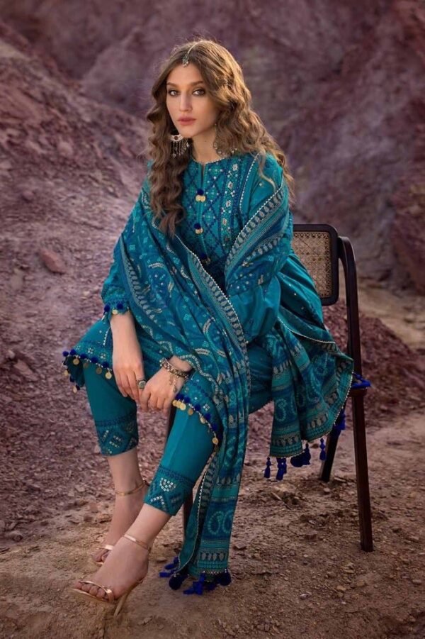 Gul Ahmed Bm-42009 Chunri Embroidered Lawn Collection 2024