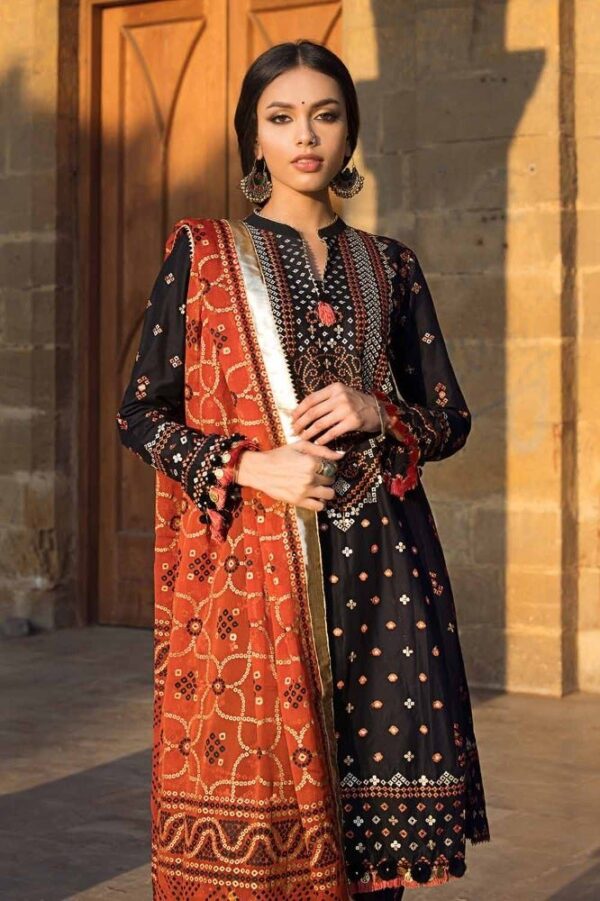 Gul Ahmed Bm-42011 Chunri Embroidered Lawn Collection 2024