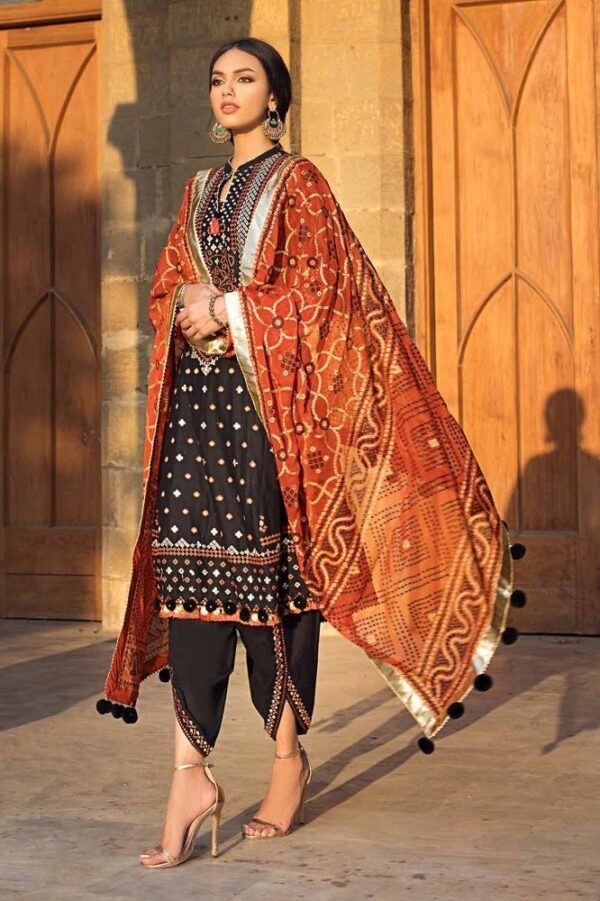 Gul Ahmed Bm-42011 Chunri Embroidered Lawn Collection 2024