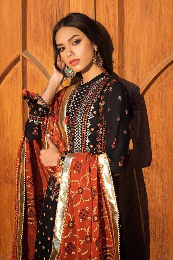 Gul Ahmed Bm-42011 Chunri Embroidered Lawn Collection 2024