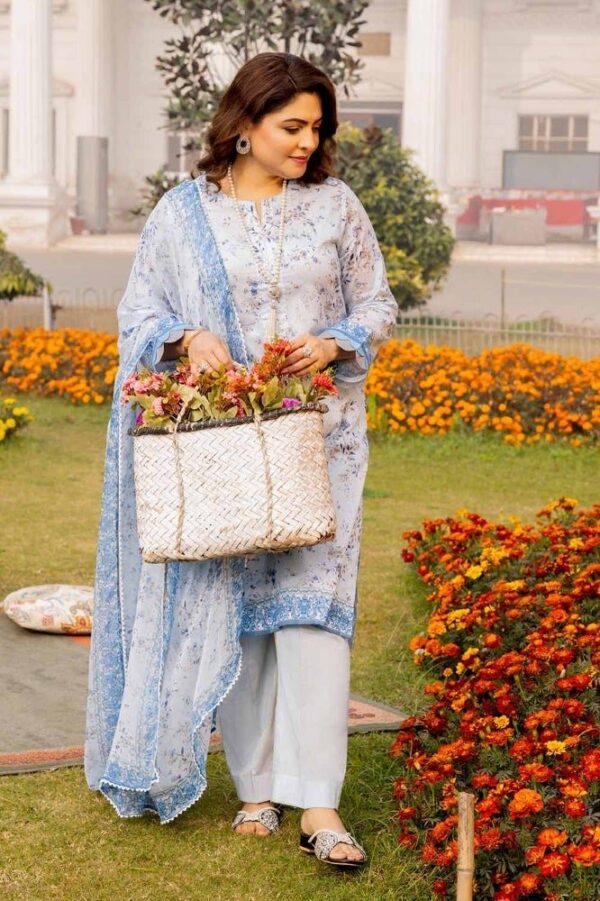 Gul Ahmed Bm-42015 Mothers Printed Lawn Collection 2024