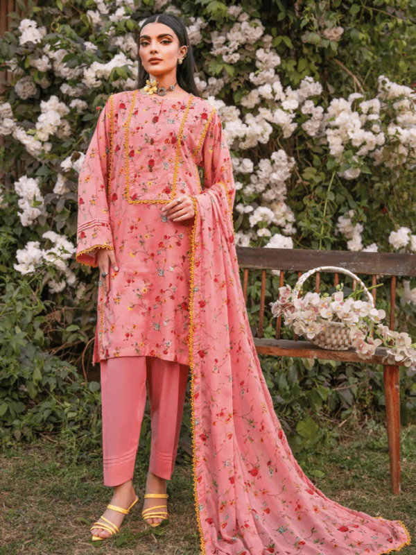 Gul Ahmed Bm-42002 Premium Printed Lawn Collection 2024