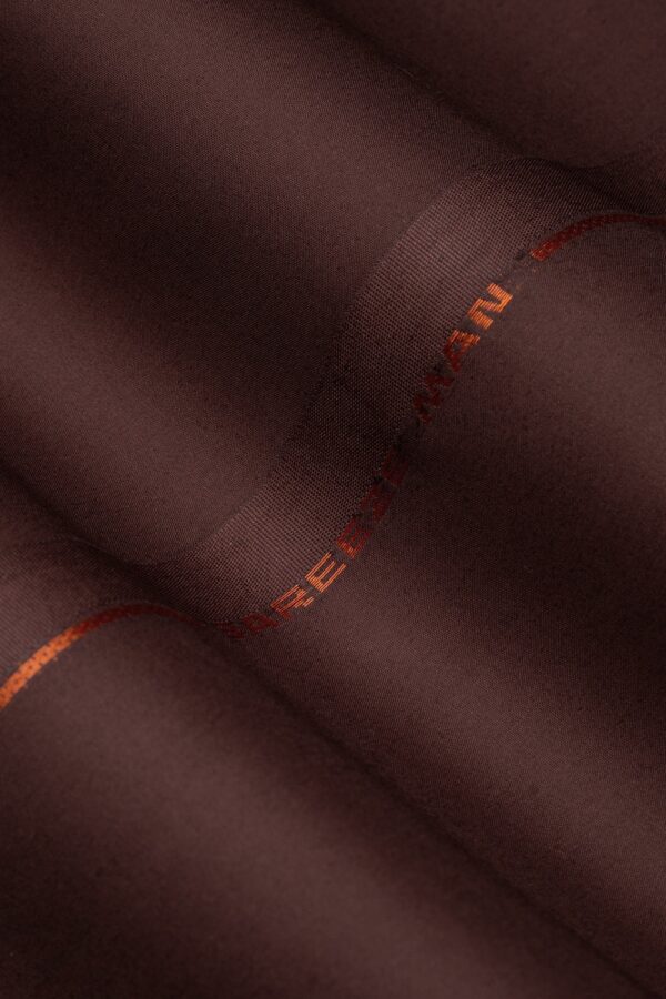 Bareeze Man Deep Mahoga Premium Latha Fabric Suit Collection 2024