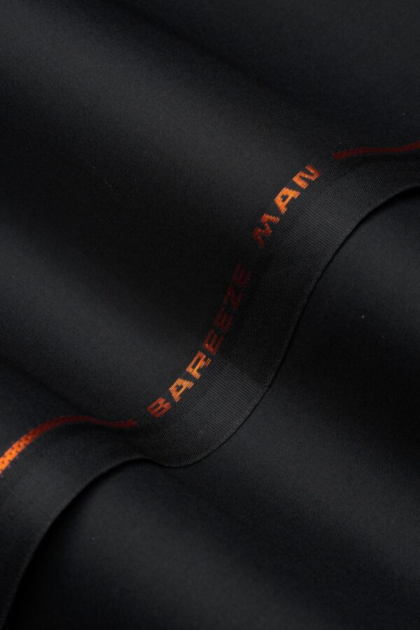 Bareeze Man Black Premium Latha Fabric Suit Collection 2024