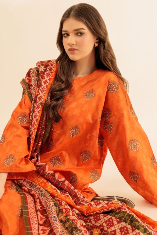 Bonanza Satrangi Orange Dyed 3 Piece Bs2243P05 Summer Collection 24