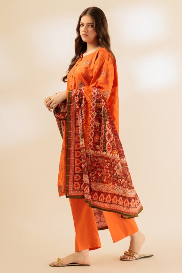 Bonanza Satrangi Orange Dyed 3 Piece Bs2243P05 Summer Collection 24