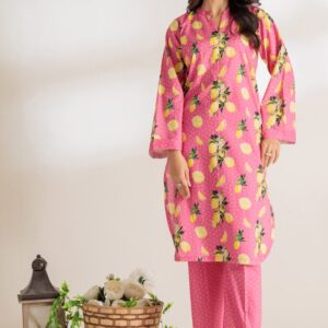 Bonanza Satrangi Pink Lawn 2 Piece Bs6242p04 Co Ord Sets