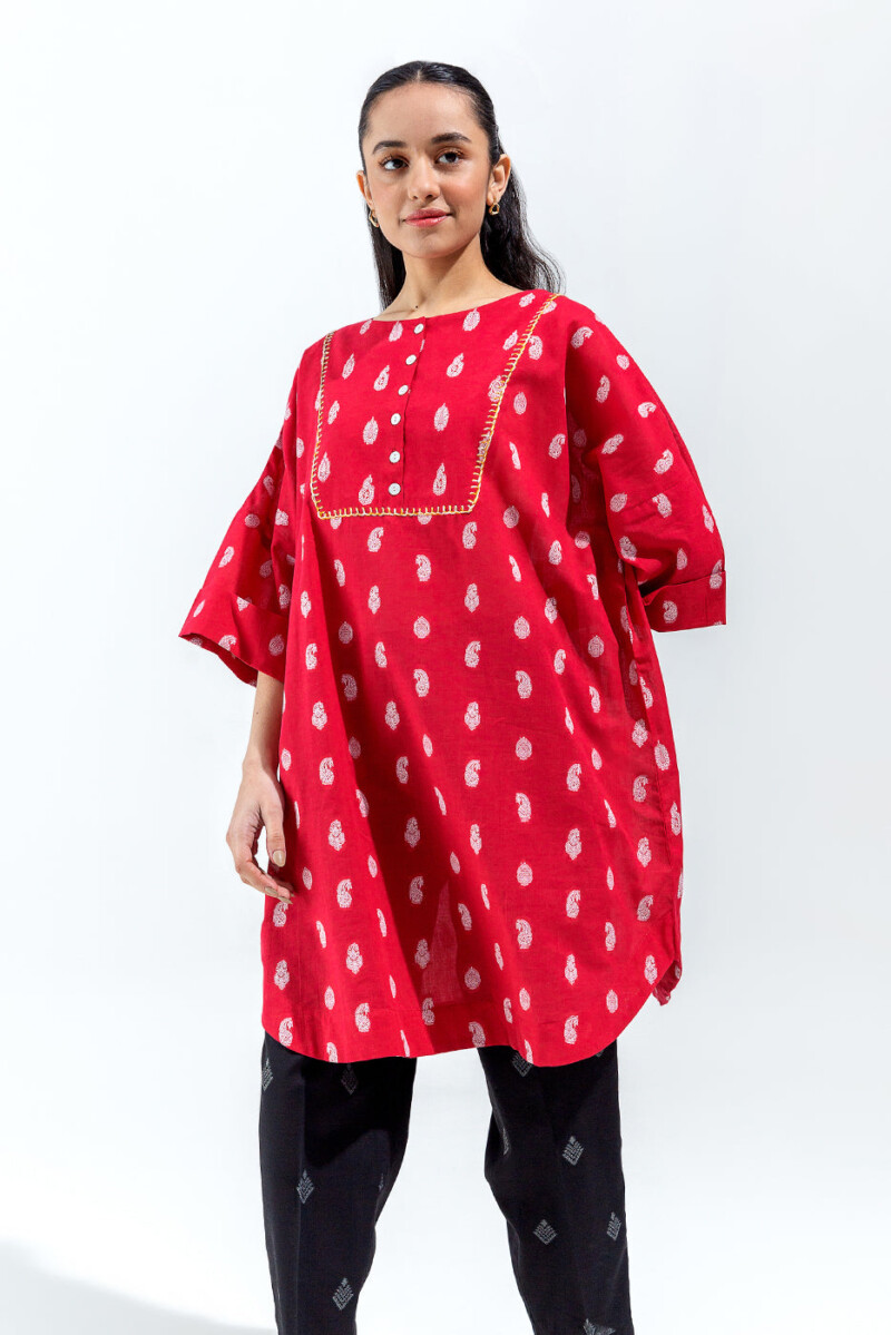 Beechtree 2 Piece Printed Jacquard Suit Pret