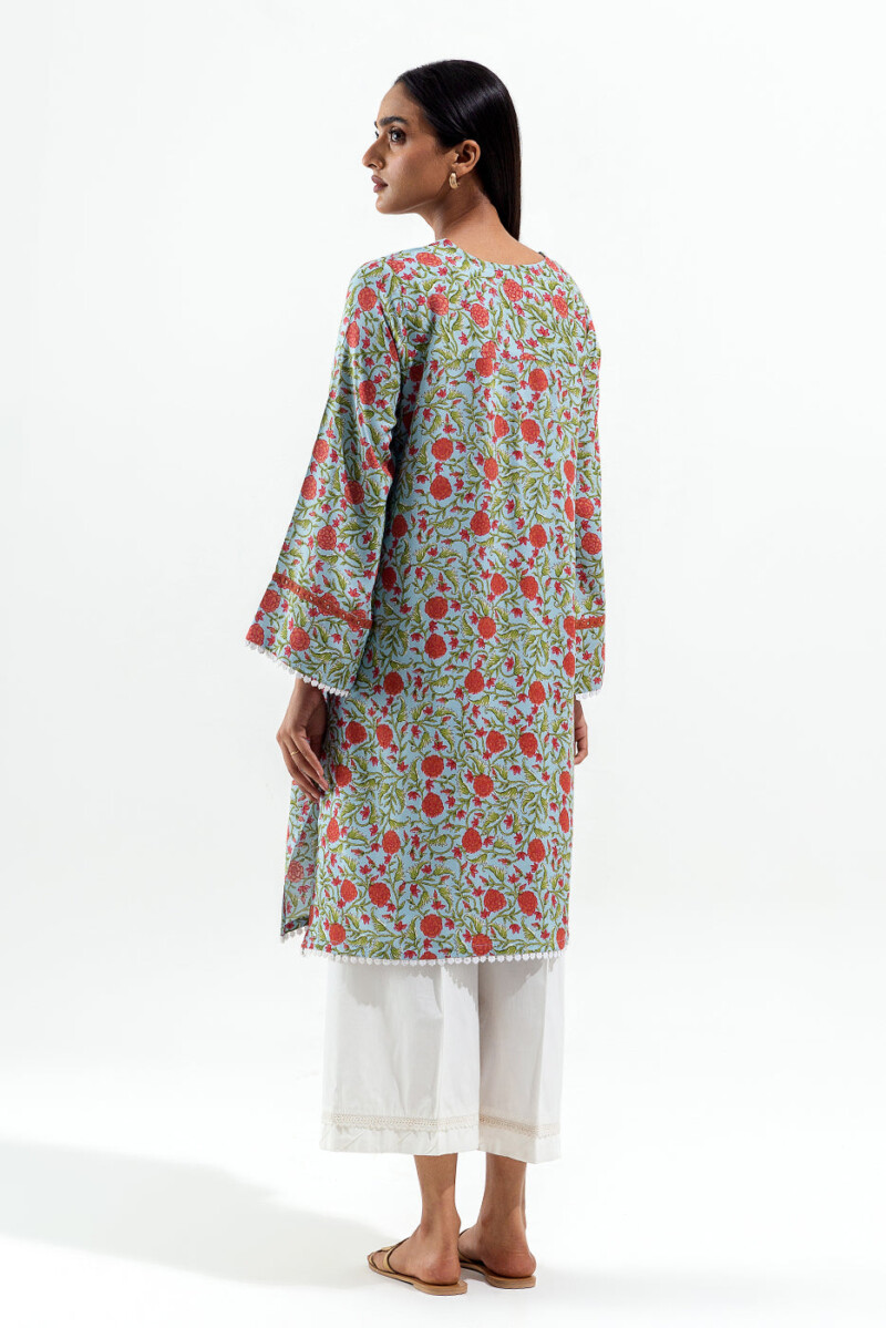 Beechtree Printed Viscose Shirt Pret