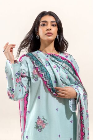 Beechtree 3 Piece Embroidered Lawn Suit Pastel Orchid Unstitched Summer