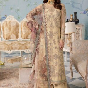 Iznik Chinon Cc-31 Alya Embroidered Net 3pc Suit Collection 2024