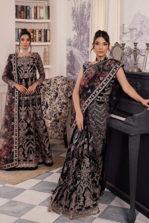 Iznik Chinon Cc-32 Kiah Embroidered Chiffon 3pc Suit Collection 2024