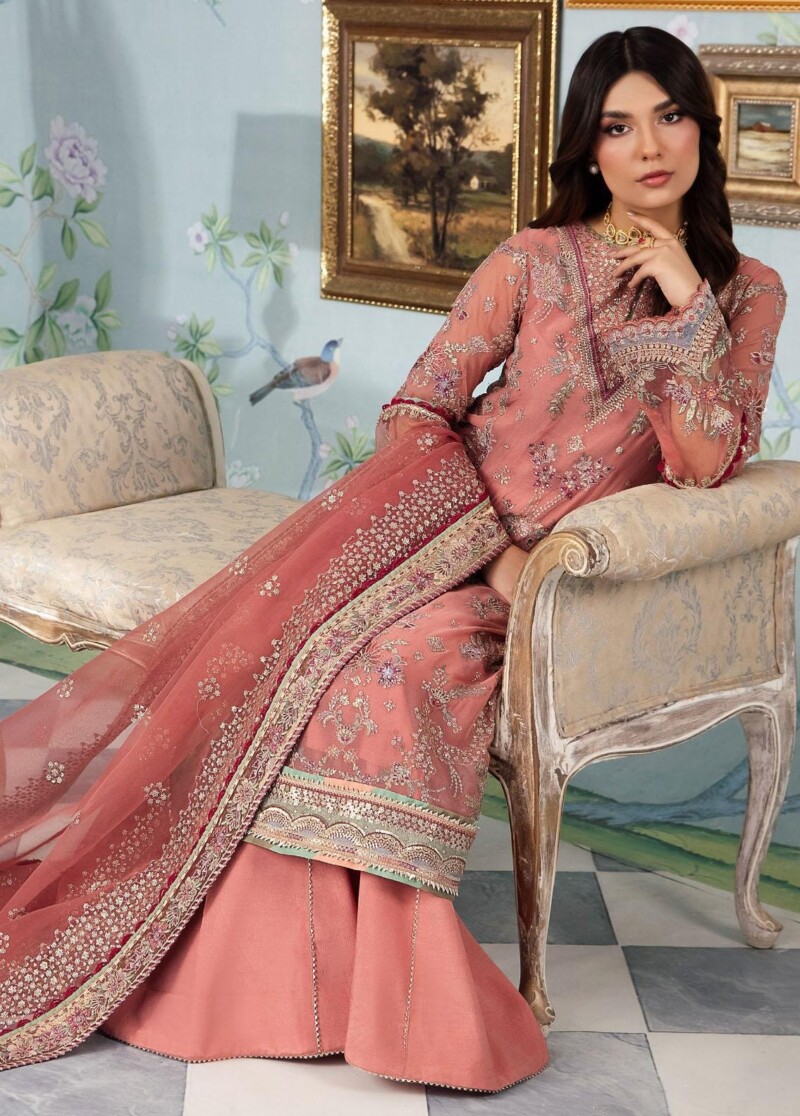 Iznik Chinon Cc-35 Dareen Embroidered Chiffon 3Pc Suit Collection 2024