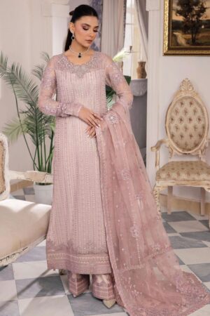 Iznik Chinon Cc-39 Bareen Embroidered Net 3pc Suit Collection 2024