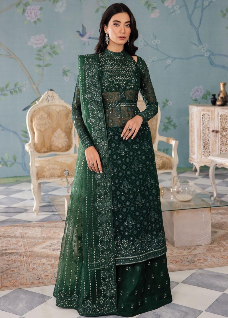 Iznik Chinon Cc-40 Keziah Embroidered Chiffon 3Pc Suit Collection 2024