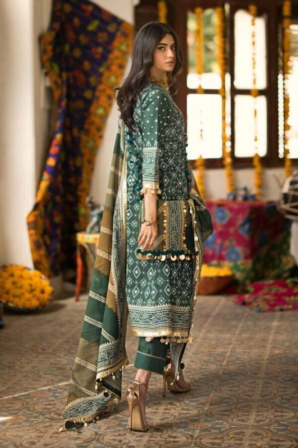 Gul Ahmed Cl-42003B Chunri Embroidered Lawn Collection 2024