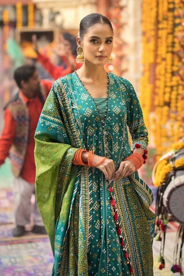 Gul Ahmed Cl-42004B Chunri Embroidered Lawn Collection 2024