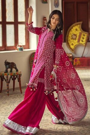 Gul Ahmed Cl-42008b Chunri Embroidered Lawn Collection 2024