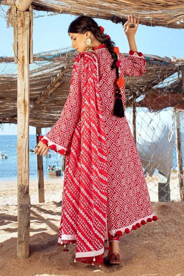 Gul Ahmed Cl-42010A Chunri Embroidered Lawn Collection 2024