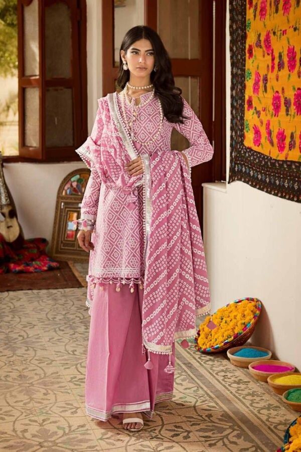 Gul Ahmed Cl-42010B Chunri Embroidered Lawn Collection 2024