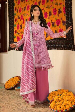 Gul Ahmed Cl-42010b Chunri Embroidered Lawn Collection 2024