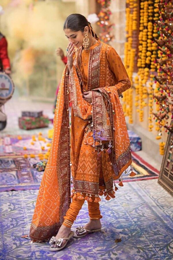 Gul Ahmed Cl-42013B Chunri Embroidered Lawn Collection 2024