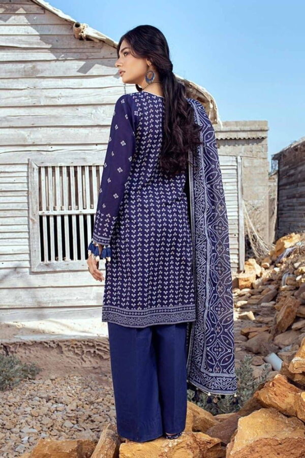 Gul Ahmed Cl-42017A Chunri Embroidered Lawn Collection 2024