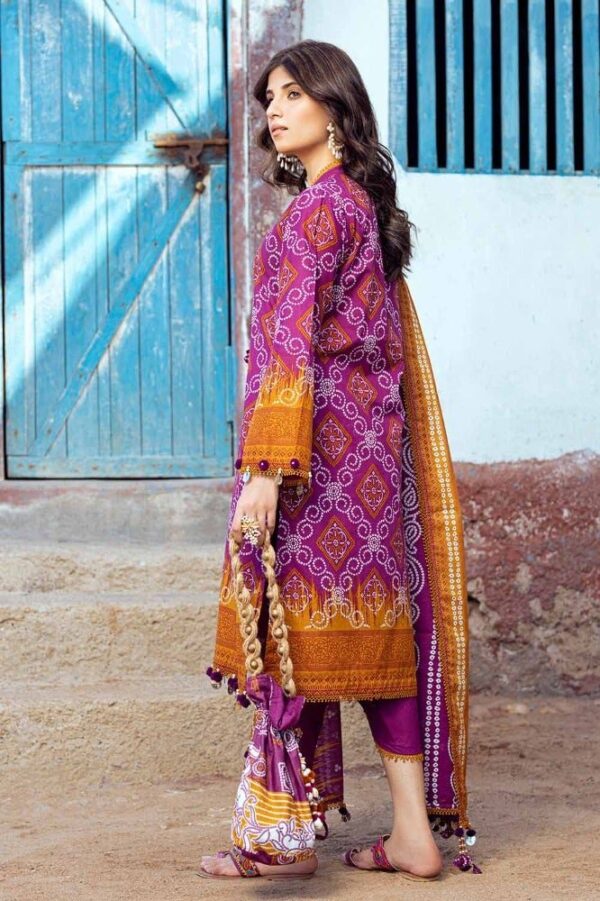 Gul Ahmed Cl-42018A Chunri Embroidered Lawn Collection 2024