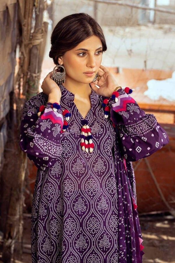 Gul Ahmed Cl-42033A Chunri Embroidered Lawn Collection 2024